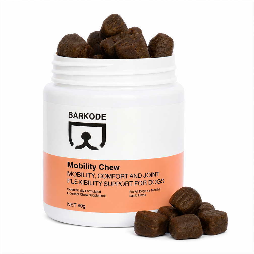 Pack de 1 bote de BARKODE Mobility Chew